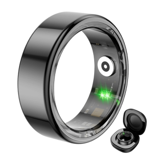Smartring COLMI R02 rozmiar 9 18.9mm (czarny) + etui ładujące - 3