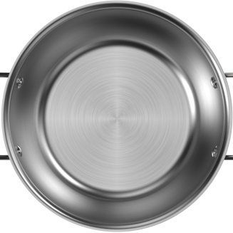 Patelnia głęboka Demeyere Black 5 z pokrywą 24 cm - 6