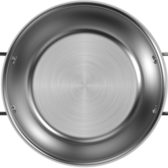 Patelnia głęboka Demeyere Black 5 z pokrywą 24 cm - 6