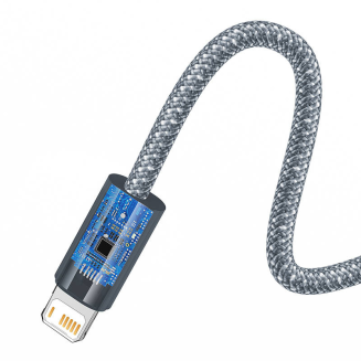 Kabel USB do Lightning Baseus Dynamic Series, 2.4A, 1m (szary) - 4
