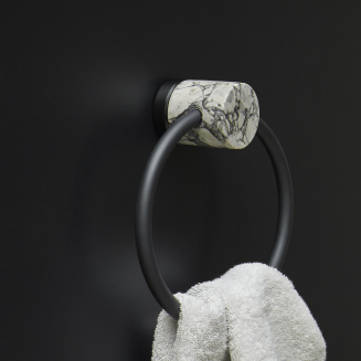  Aquanova Nero Alba towel holder - 4