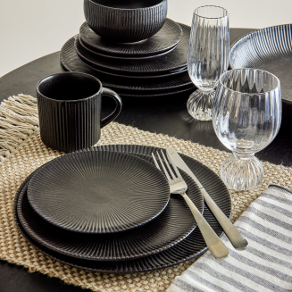 Zestaw porcelany obiadowy Bloomingville Neri 12 szt. - 4