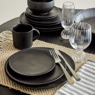 Zestaw porcelany obiadowy Bloomingville Neri 12 szt. - 4