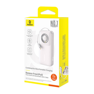 Powerbank Baseus OS Free2Pull 20000mAh 65W + kabel (szary) - 7