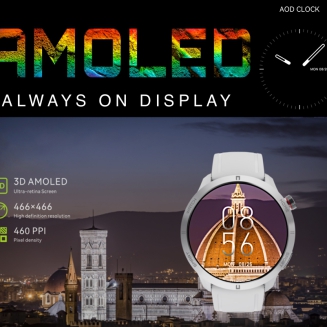 Smartwatch Damski RUBICON RNCF14 Rose Gold/White SMARUB251 - 6