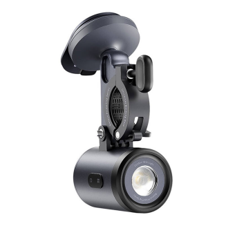 Uchwyt rowerowy BASEUS PrimeTrip 2w1 z latarką (czarny) - 6