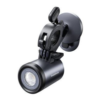 Uchwyt rowerowy BASEUS PrimeTrip 2w1 z latarką (czarny) - 5