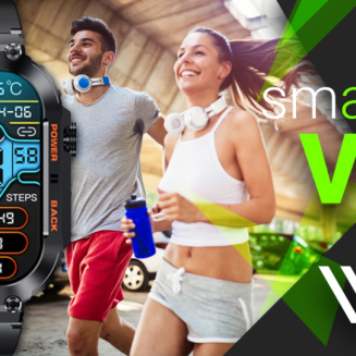 Smartwatch VELTORI VT200-1 Czarny Pasek Silikonowy - 7