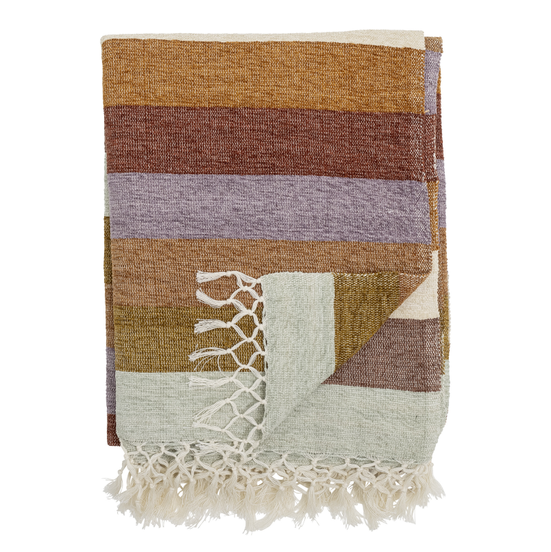  Bloomingville Lucilla Purple plaid 125x150 cm