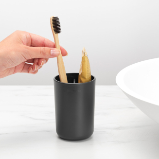  Brabantia ReNew Dark Gray toothbrush cup - 4
