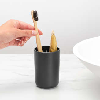 Kubek na szczoteczkę do zębów Brabantia ReNew Dark Grey - 4