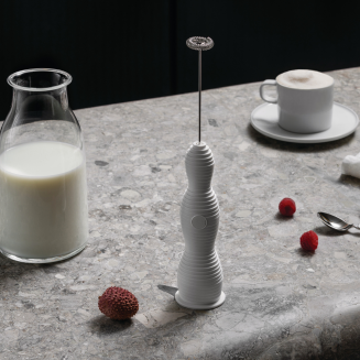 Spieniacz do mleka Alessi Pulcina biały - 3