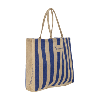 Torba Bloomingville Bergamo Blue Jute - 3