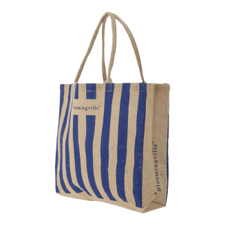 Torba Bloomingville Bergamo Blue Jute - 2