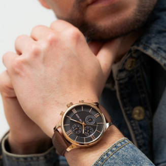 Zegarek Męski PAUL LORENS PL11652A6-1B1 + BOX - 5