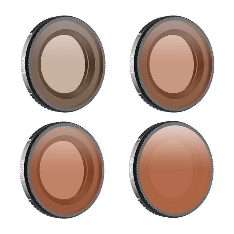  Set of 4 Sunnylife filters ND8/PL + ND16/PL + ND32/PL + ND64/PL for Osmo Nano
