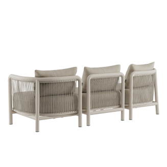 Sofa ogrodowa SACKit Kirra Lounge Sofa 3 Seater Sand - 3