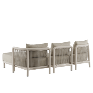 Sofa ogrodowa SACKit Kirra Lounge Sofa 3 Seater Sand - 6