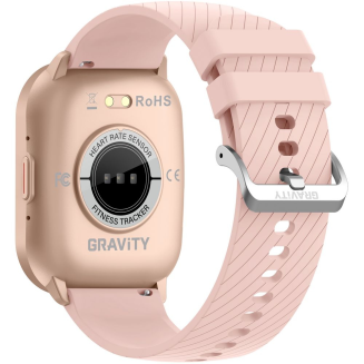 Smartwatch Gravity Różowy Pasek + Bransoleta GT43-1 - 11