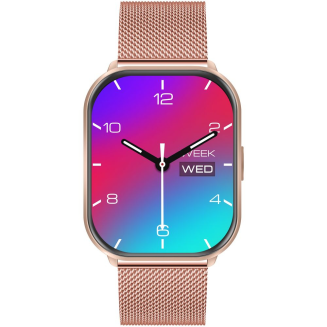 Smartwatch Gravity Różowy Pasek + Bransoleta GT43-1 - 6