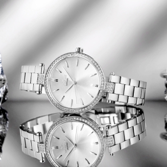 Zegarek Damski Giewont Sapphire Srebrny GW9890-B1 - 6