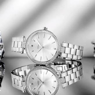 Zegarek Damski Giewont Sapphire Srebrny GW9890-B1 - 6