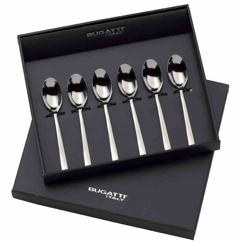 Casa Bugatti Portofino espresso spoon set, 6 pcs