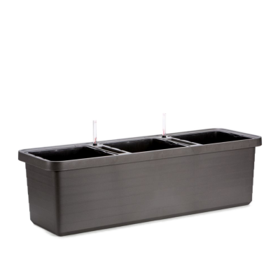 Donica samo-nawadniająca Urbalive Berberis Trio szary 117x39 cm