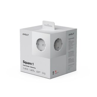 Listwa zasilająca Avolt Square 1 z podwójnym USB-C 30 W i magnetyczną podstawą 1.8 m szara - 3