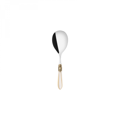 Łyżka do serwowania ryżu Casa Bugatti Oxford Ivory/Gold