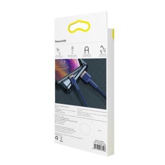  BASEUS Cafule USB-A-Lightning Cable 2m (Gold-Navy Blue) - 10