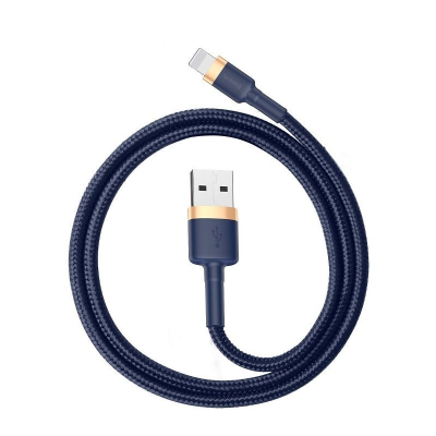  BASEUS Cafule USB-A-Lightning Cable 2m (Gold-Navy Blue)