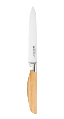 Nóż uniwersalny z ząbkami Henckels by Zwilling Pakka 13 cm