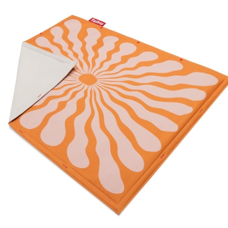 Dywan piknikowy Fatboy Flying Carpet Flower Orange 180x140 cm - 2