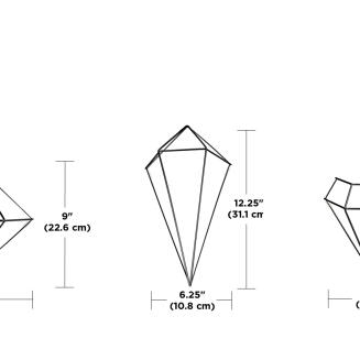 Dekoracja ścienna Umbra Wall Décor Prisma Black | SZYBKA WYSYŁKA 24H - 6