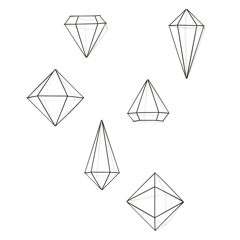 Dekoracja ścienna Umbra Wall Décor Prisma Black | SZYBKA WYSYŁKA 24H