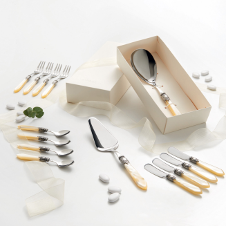 Widelec obiadowy Casa Bugatti Oxford Ivory/Old Silver - 2