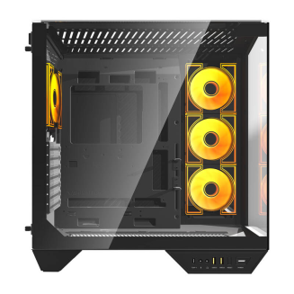  DARKFLASH DY470 computer case + 4 fans (black) - 2