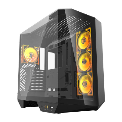  DARKFLASH DY470 computer case + 4 fans (black)