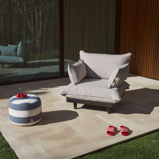 Fotel ogrodowy Fatboy Paletti Lounge Chair Rock Grey - 11
