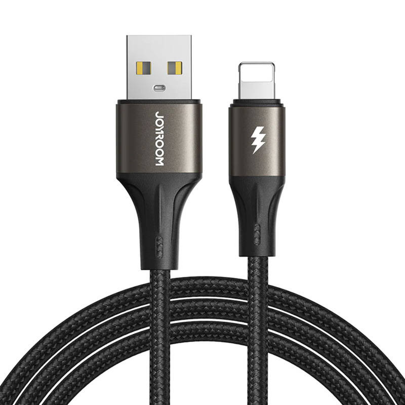 Kabel USB do Lightning Joyroom SA25-AL3 / 3A / 1.2m (czarny)