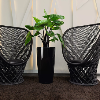 Donica Lechuza Rondo Premium 32 | 40 czarny połysk - 6