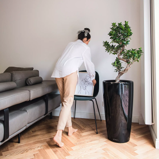 Donica Lechuza Rondo Premium 32 | 40 czarny połysk - 7