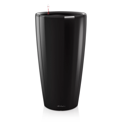  Lechuza Rondo Premium 32 flowerpot | 40 gloss black