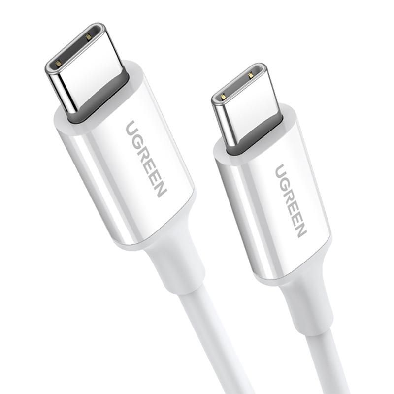 Kabel UGREEN USB-C-USB-C 1m (biały)