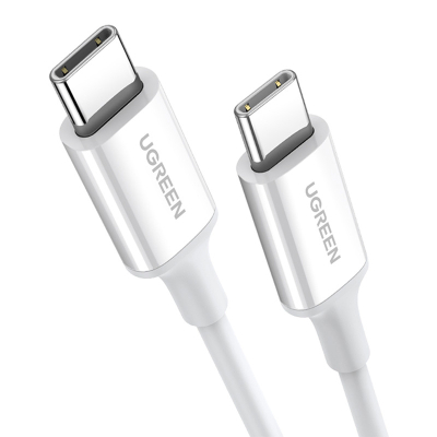 Kabel UGREEN USB-C-USB-C 1m (biały)