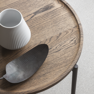 Stolik Eva Solo Savoye Smoked Oak ø 60 cm - 4