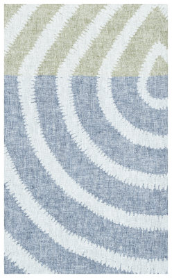 Ręcznik Lapuan Kankurit METSALAMPI blueberry-olive 95x180 cm