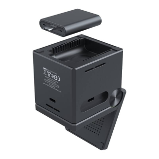  CHOETECH T632-F 15W 3-in-1 Inductive Charger (Black) - 5