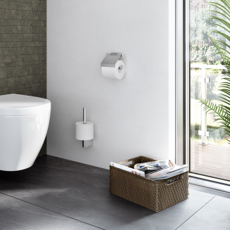  Zack Atore Toilet Paper Holder with Flap Matte - 3